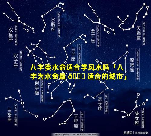 八字癸水命适合学风水吗「八字为水命最 🐝 适合的城市」